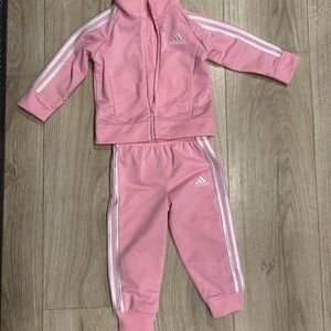 Adidas Kids Pink Sweatpants & Joggers Set